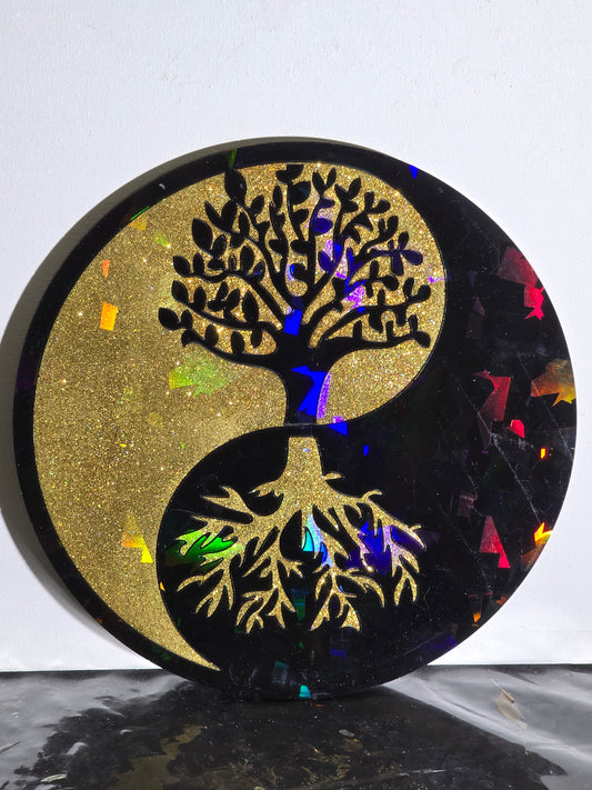 ARBRE DE VIE HOLOGRAPHIQUE PERSONNALISABLE