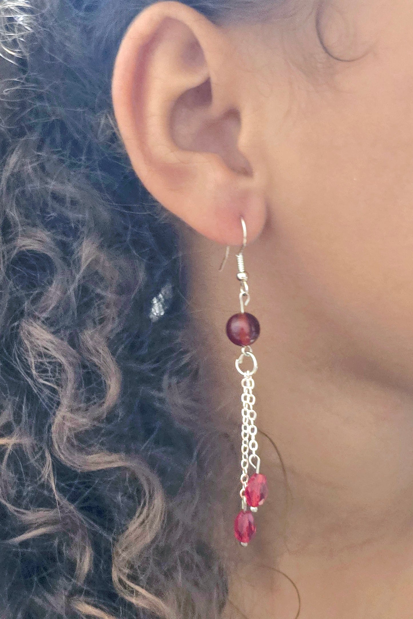 Boucles d'oreilles Crytal