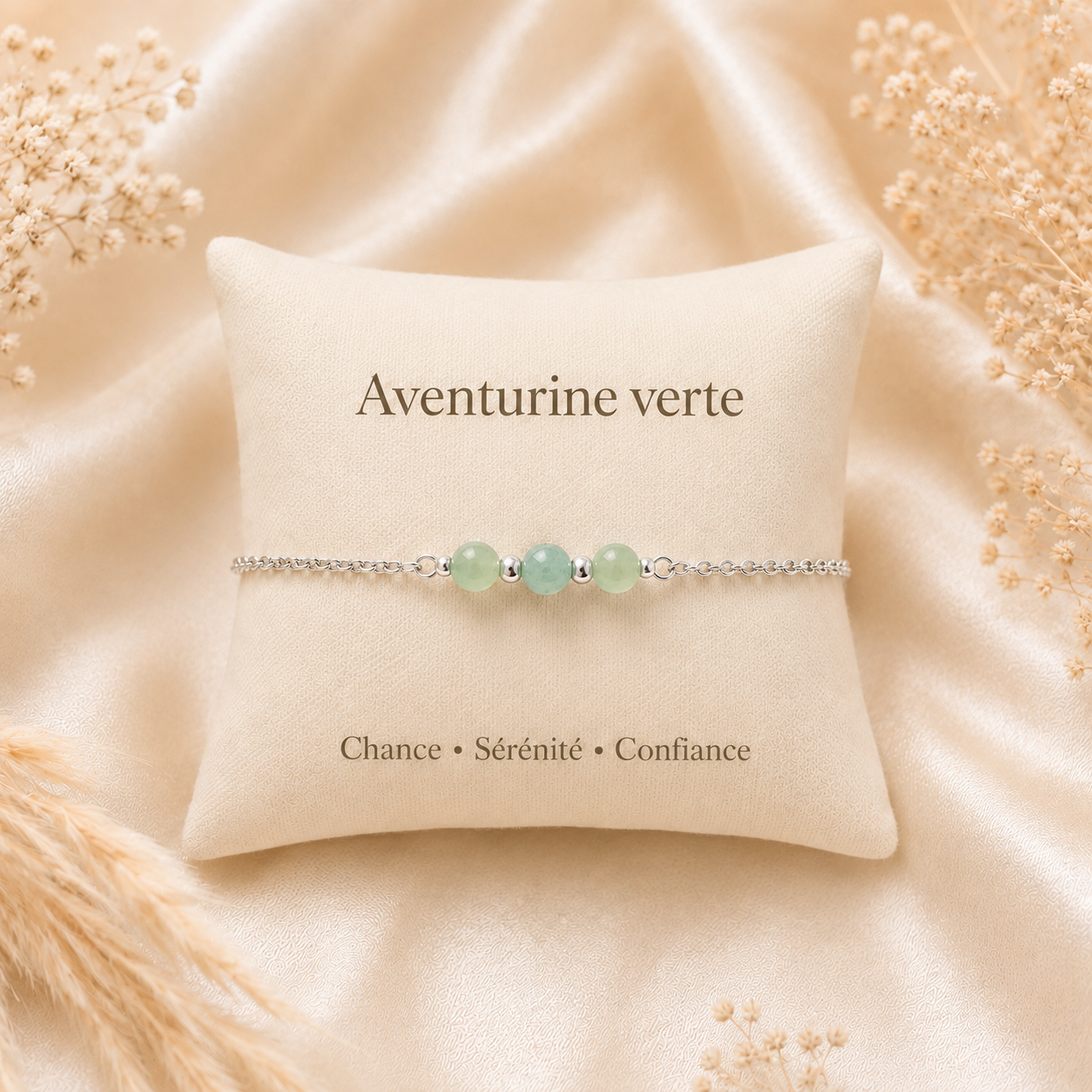 Bracelet Aventurine Verte