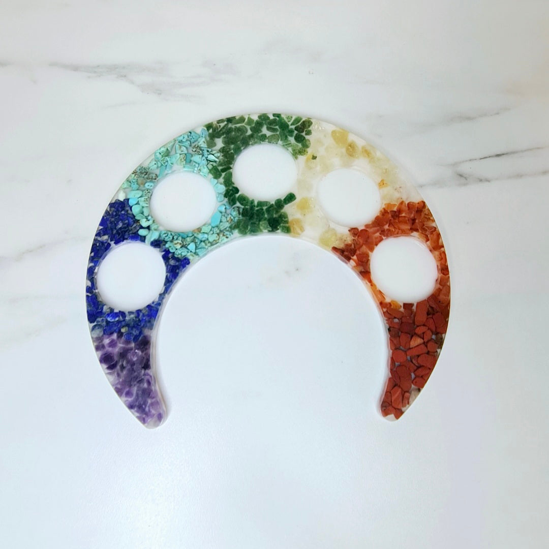 BOUGEOIR LUNE 7 CHAKRAS