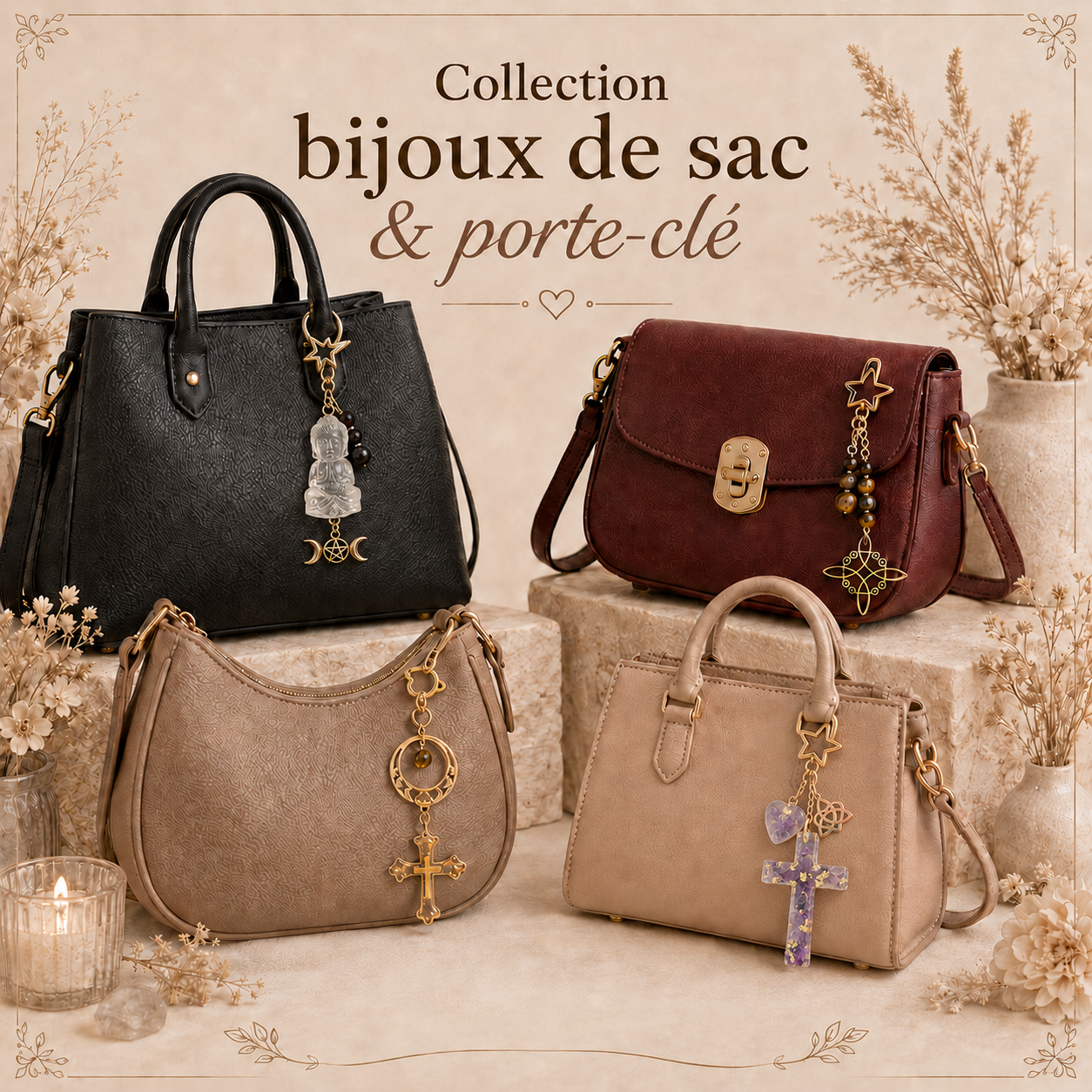 BIJOUX DE SAC / PORTE CLÉ