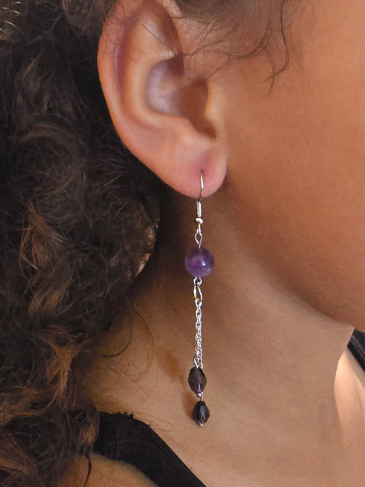Boucles d'oreilles Crytal
