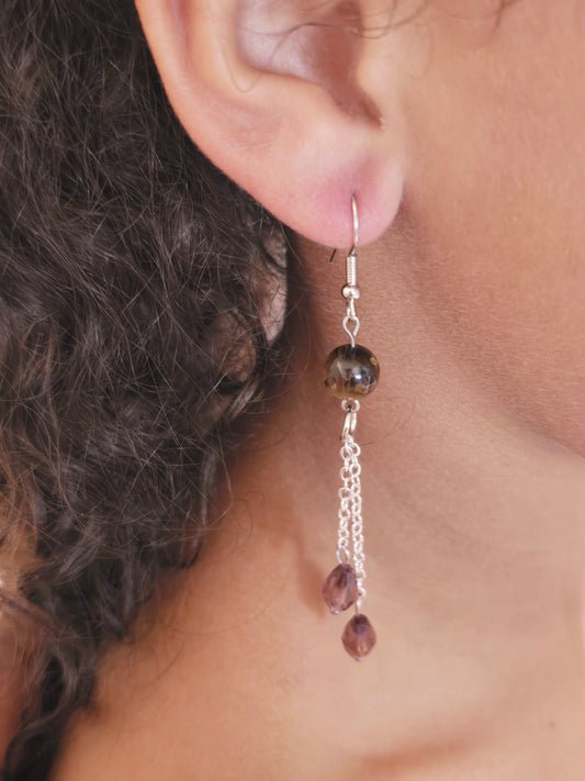 Boucles d'oreilles Crytal