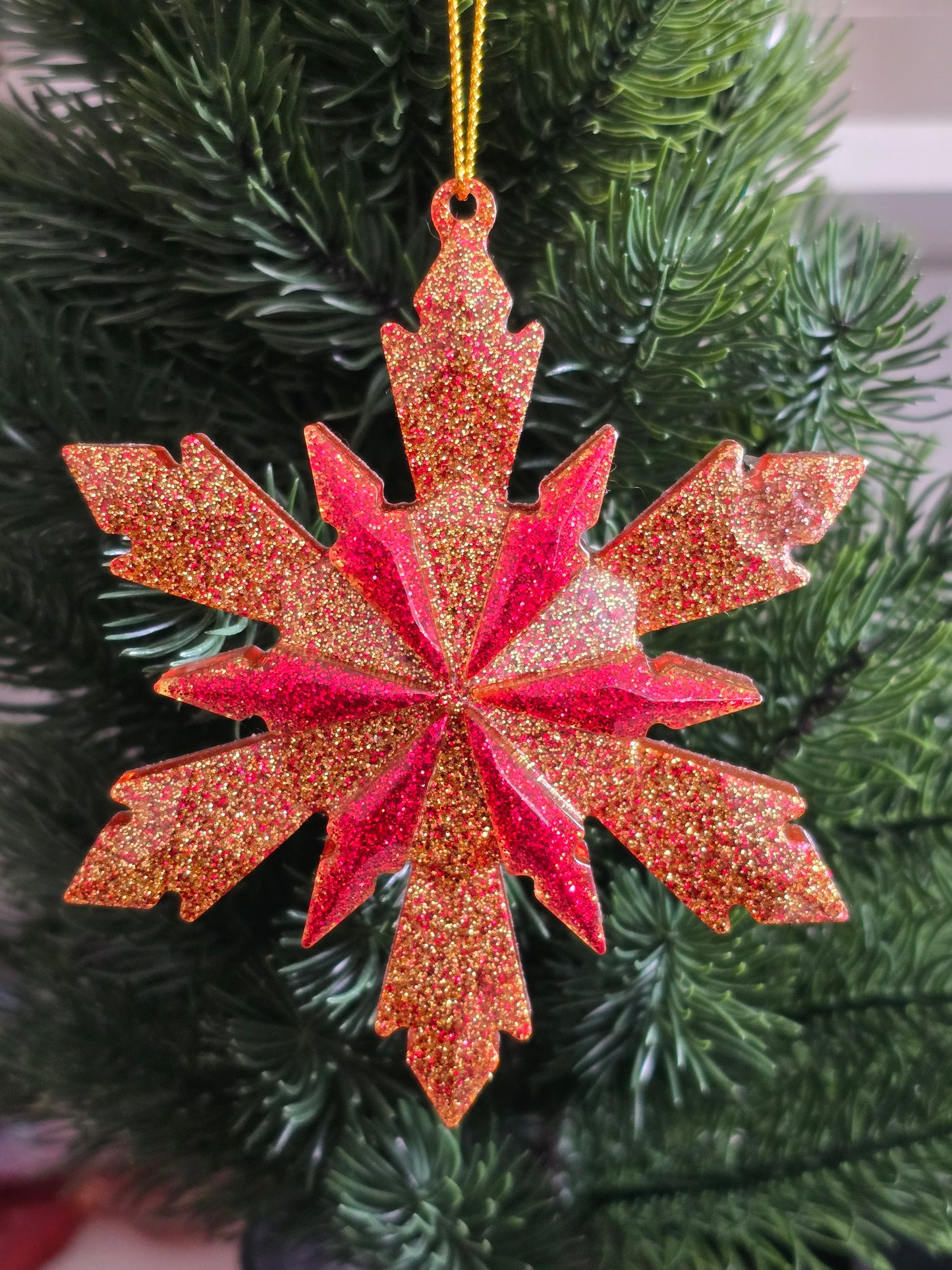 FLOCON DE SAPIN ( 2 achetés/ 1 boule Joyeux Noël offerte )