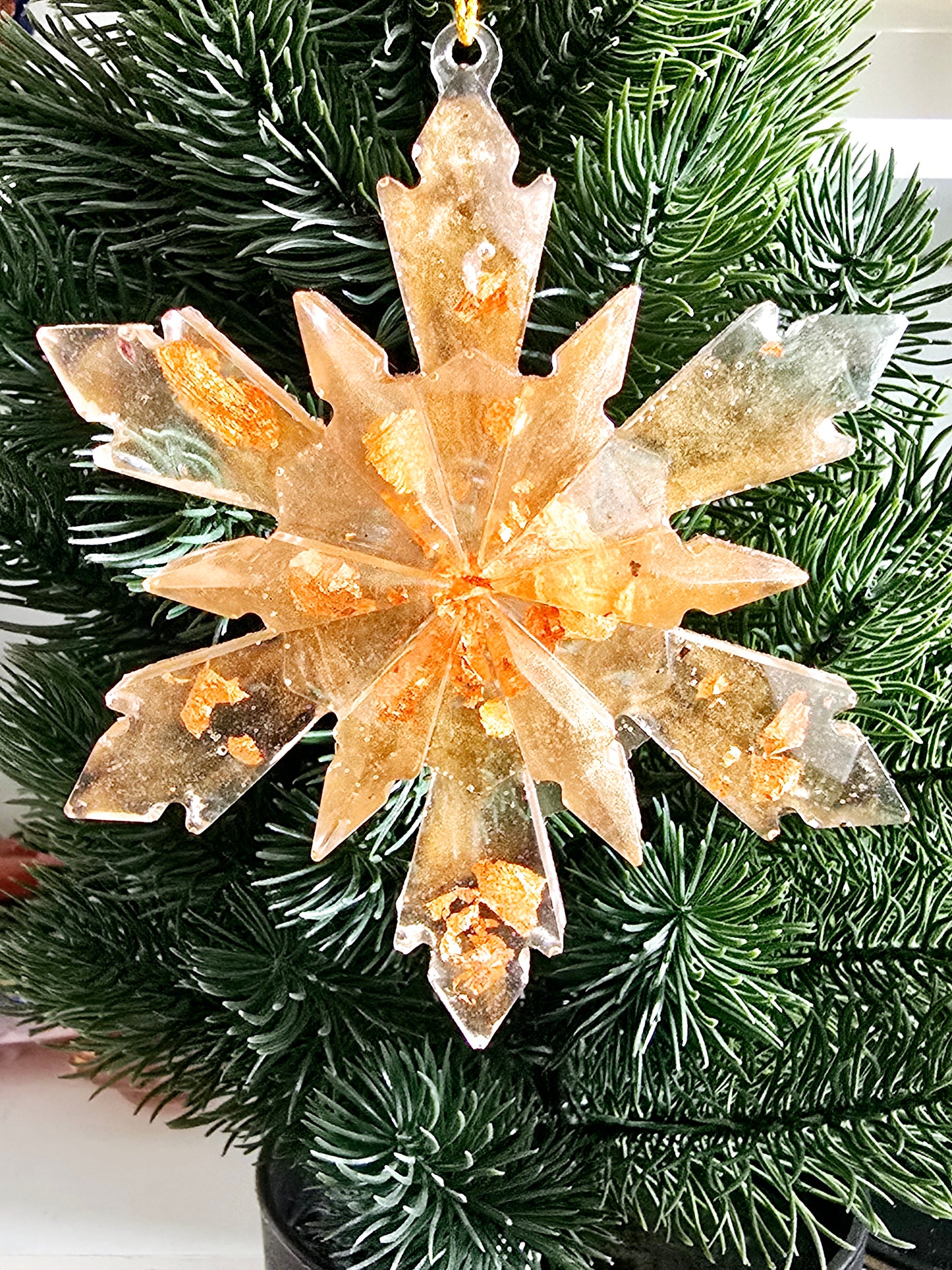 FLOCON DE SAPIN ( 2 achetés/ 1 boule Joyeux Noël offerte )