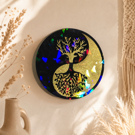 Décoration murale Yin & Yang – Arbre de Vie (sur demande)