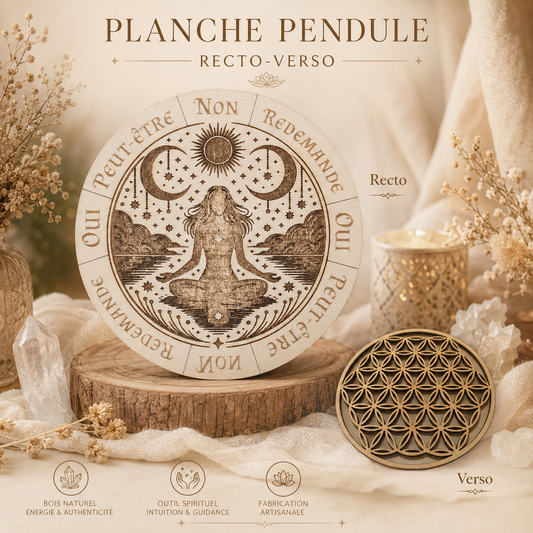 Planche pendule recto verso - Zénitude