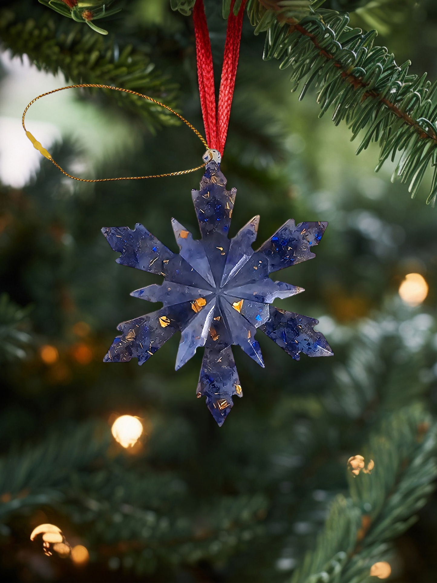 FLOCON DE SAPIN ( 2 achetés/ 1 boule Joyeux Noël offerte )