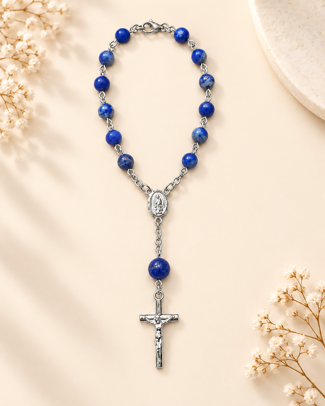 Chapelet de voiture en Lapis-Lazuli – Alyjoycreation
