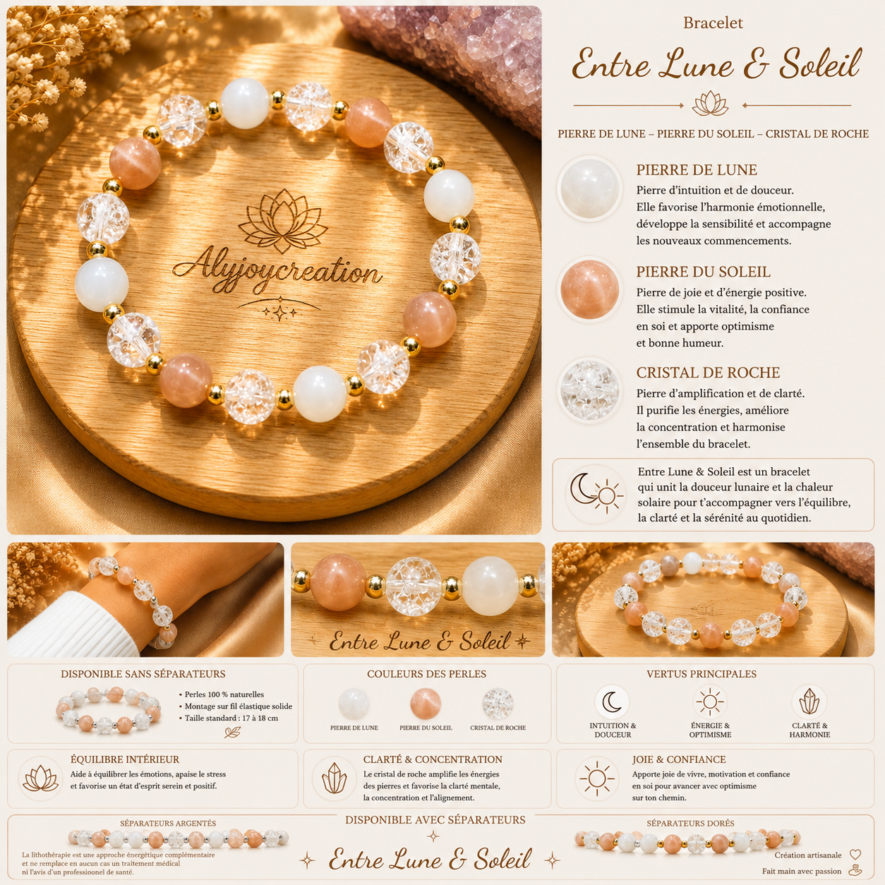 Bracelet Entre Lune & Soleil