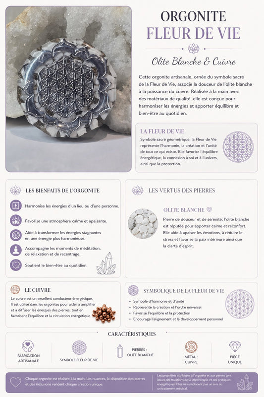ORGONITE FLEUR DE VIE