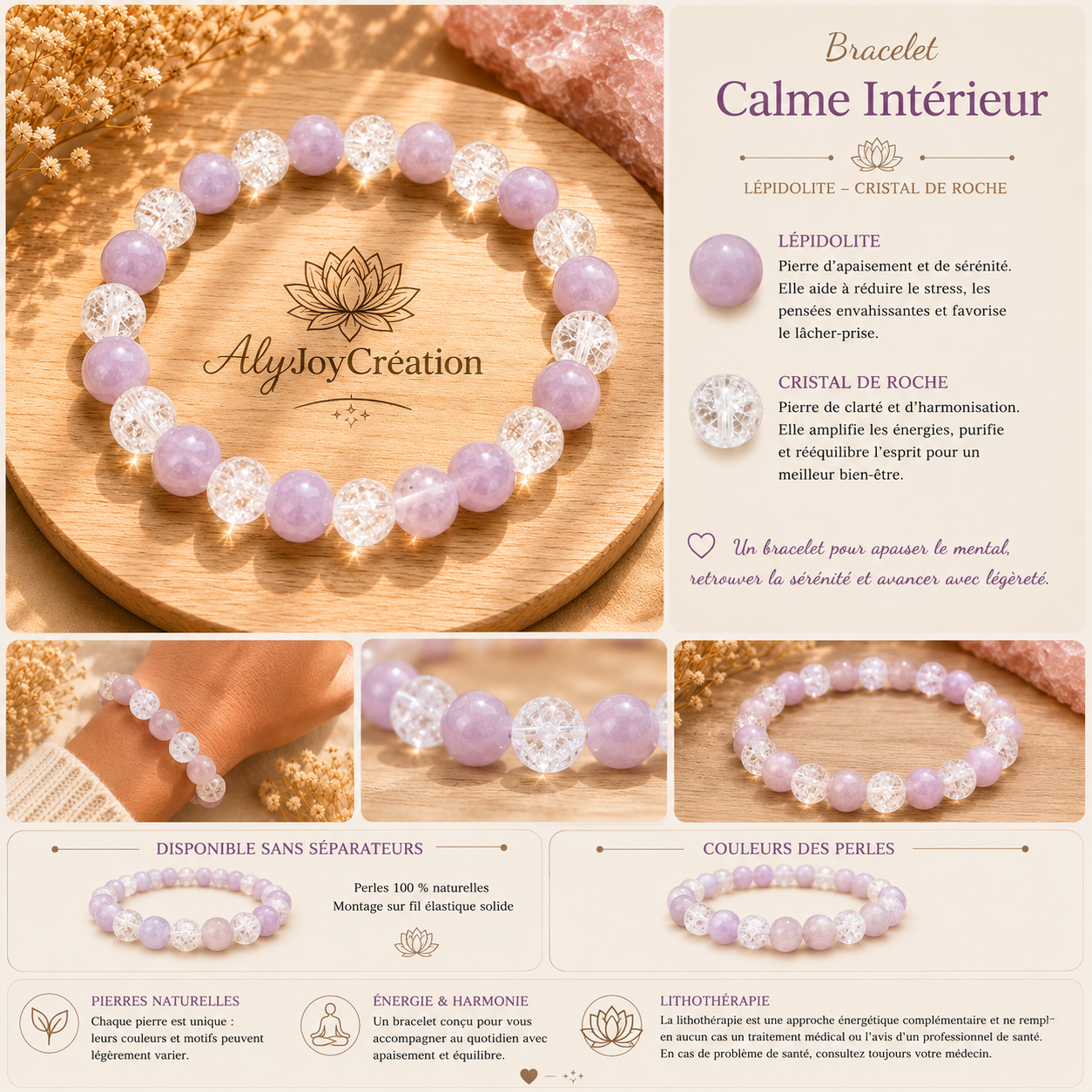 Bracelet Calme Intérieur