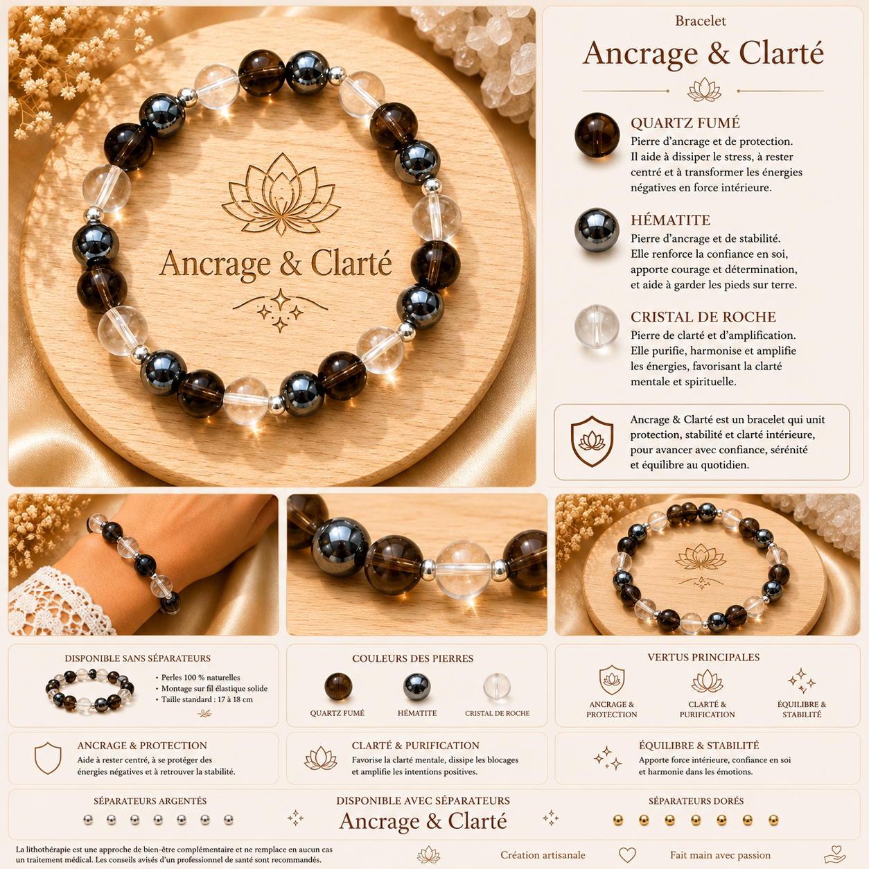 Bracelet Ancrage & Clarté