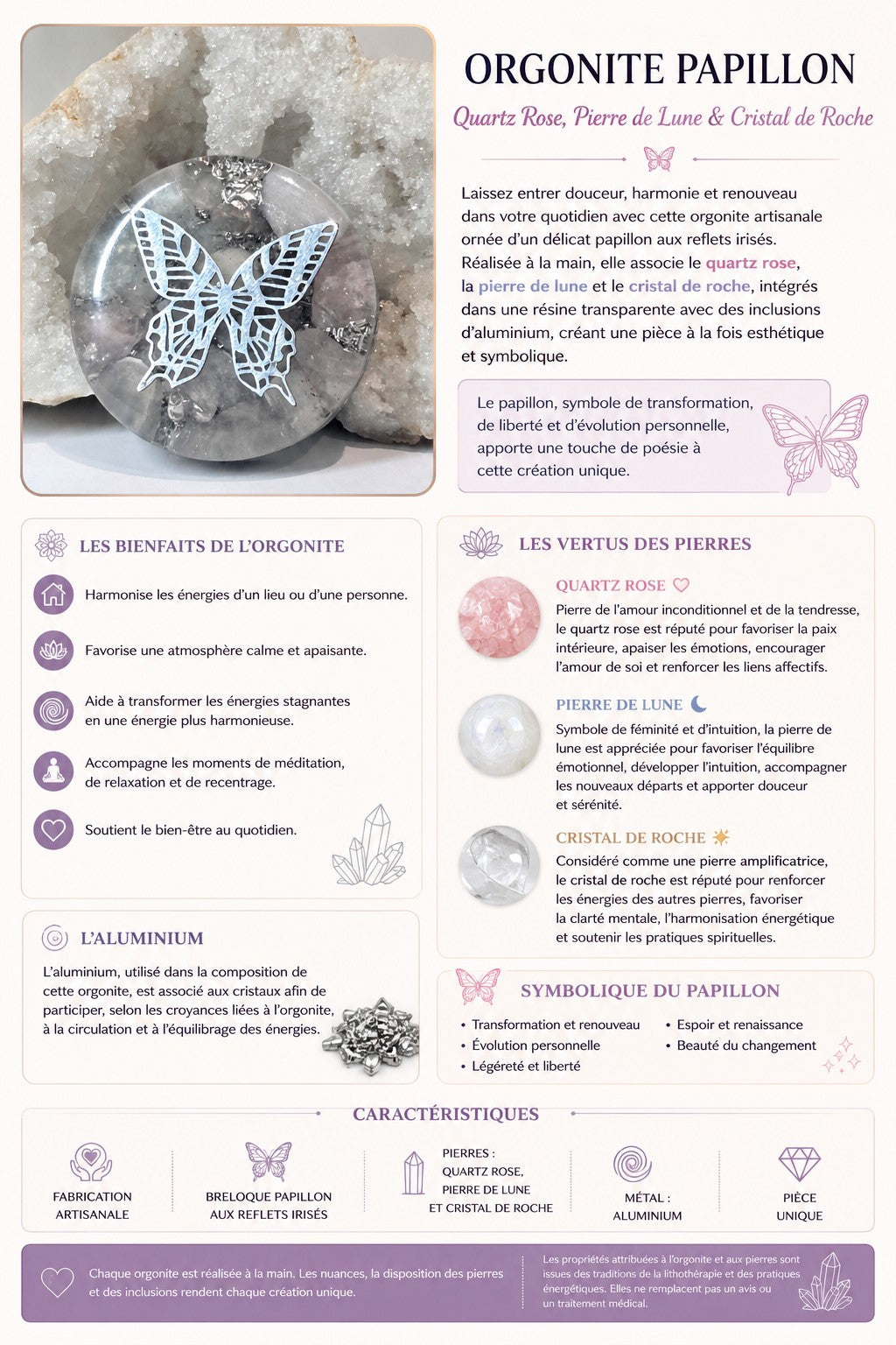 ORGONITE PAPILLON
