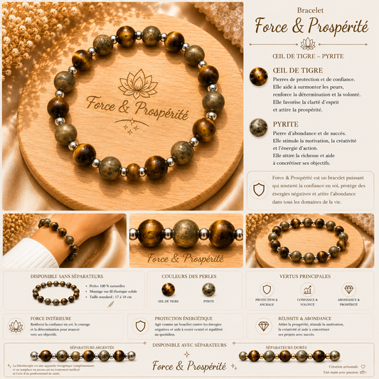 Bracelet Force & Prospérité