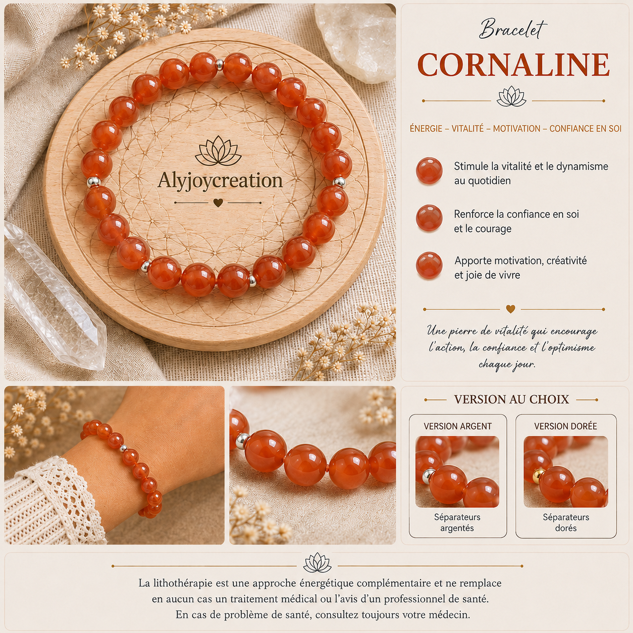 Bracelet Cornaline