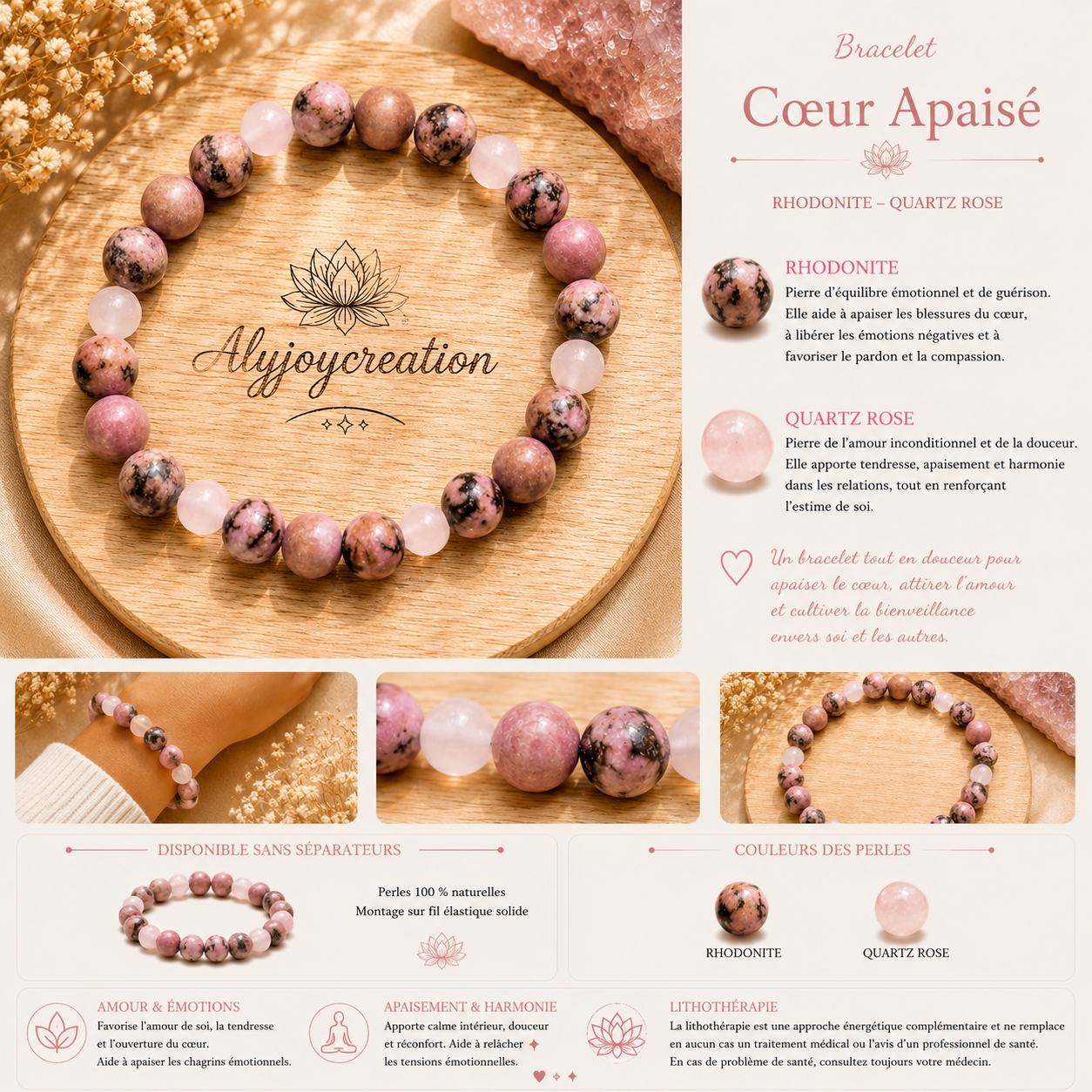 Bracelet Coeur Apaisé