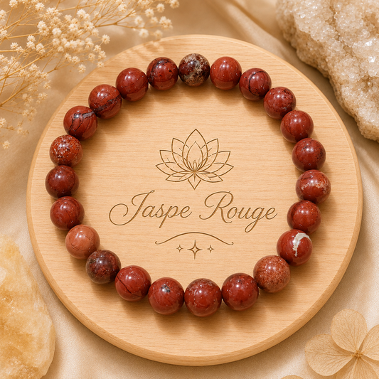 Bracelet Jaspe rouge