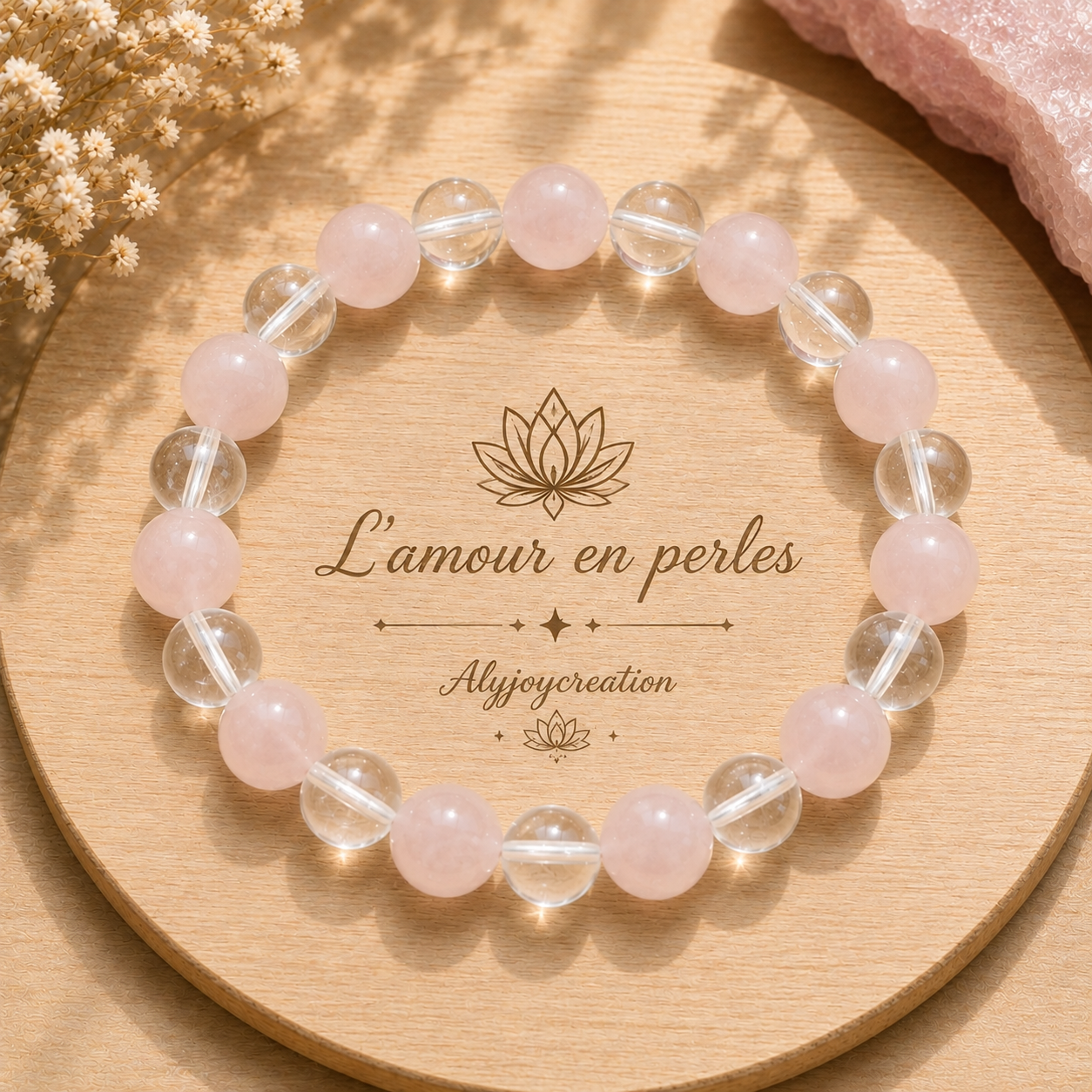 Bracelet L'amour en Perles
